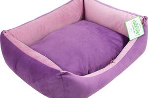 Лежак Lucky Pet Лира-new №3 60х80х20 см Сиреневый+розовый (4820268555083)