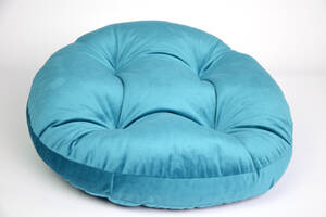 Лежак подушка круглый 304086 Zoobaza Бирюзовый 45 см