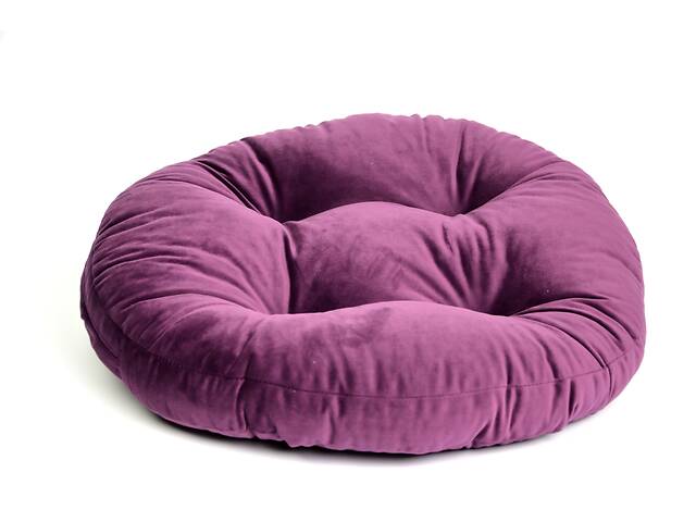 Лежак подушка круглый 304086 Zoobaza фиолетовый 45 см