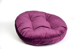 Лежак подушка круглый 304086 Zoobaza фиолетовый 60 см
