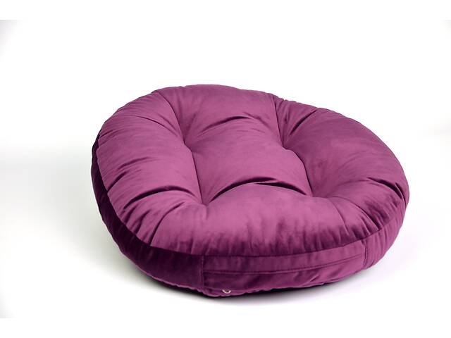 Лежак подушка круглый 304086 Zoobaza фиолетовый 60 см