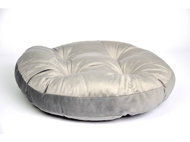 Лежак подушка круглый 304086 Zoobaza серый 45 см