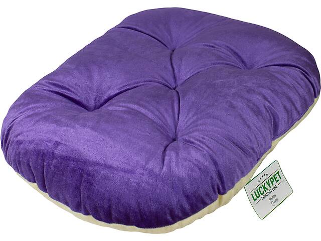 Лежак-подушка Lucky Pet Зефир №2 50х70 см Фиолетово-кремовый (4820224218113)