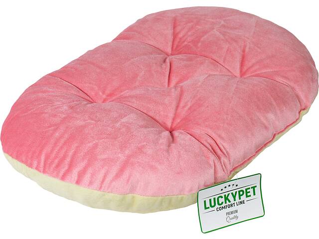 Лежак-подушка Lucky Pet Зефир №3 60x90 см Розово-кремовый (4820224218458)