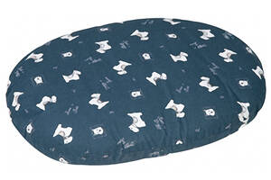 Лежак с водостойким чехлом для собак Flamingo Cushion SCOTT 70 см Синий (5411290185394)