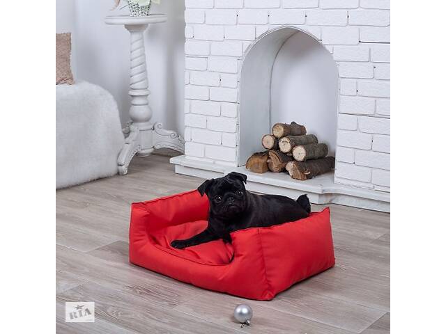 Лежанка для собак Класик червона XL - 120 x 80
