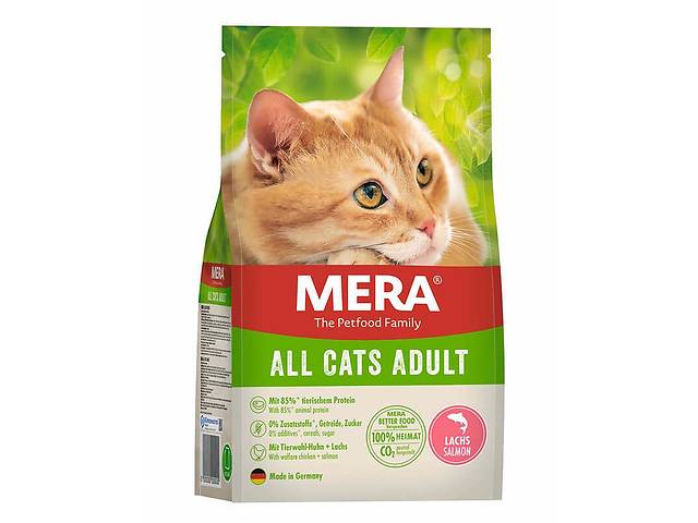 MERA All Cats Adult Salmon (Мера Алл Кет Эдалт) сухой беззерновой корм для взрослых котов с лососем 2 кг.