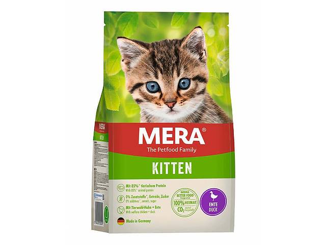 MERA Cats Kitten Duck (Мера Киттен) сухой беззерновой корм для котят с уткой 2 кг
