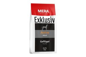 Mera Dog Exklusiv Active (Мера Эксклюзив Актив) сухой корм с птицей для собак спортивных и активных 15 кг