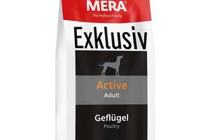 Mera Dog Exklusiv Active (Мера Эксклюзив Актив) сухой корм с птицей для собак спортивных и активных