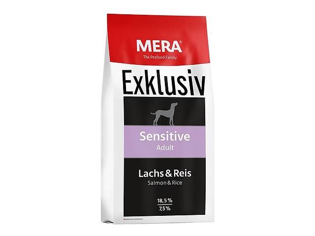 MERA Exklusiv Sensitive Adult Lachs Reis (Мера Эксклюзив Эдалт Лосось и Рис) сухой корм для собак для ЖКТ