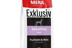 MERA Exklusiv Sensitive Adult Turkey Rice (Мера Сенситив Индейка Рис) корм для собак с чувствительным ЖКТ 15 кг