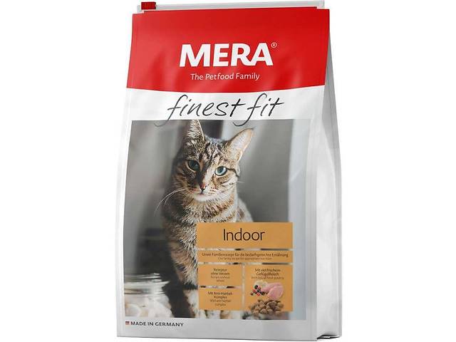MERA finest fit Indoor (Мера Фитнес Фит Индор) сухой корм для домашних котов с индейкой