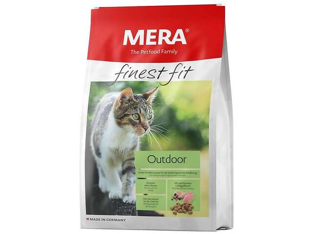 MERA finest fit Outdoor (Мера Фитнес Фит Аутдор) сухой корм для активных котов с курицей