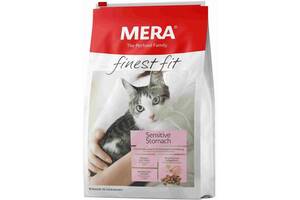 MERA finest fit Sensitive Stomach (Мера Фитнес Фит Сенситив) сухой корм для котов для ЖКТ с индейкой и лососем 4 кг.