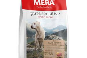 MERA Pure Sensitive fresh meat Rind Kartoffel (Мера Фреш Мит Говядина Картофель) беззерновой корм для собак
