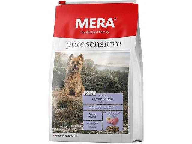MERA Pure Sensitive Mini Adult Truthahn Reis (Мера Мини Эдалт Индейка и Рис) корм для мелких собак с аллергией 4 кг