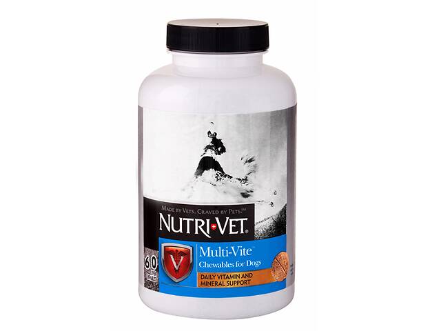 Мультивитамины для собак Nutri-Vet Multi-Vit жевательные таблетки 180 табл (669125935293)