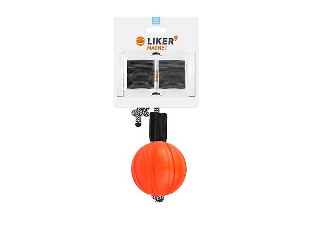 Мячик Collar ЛАЙКЕР9 Магнит с комплектом магнитов д-9 см Оранжевый