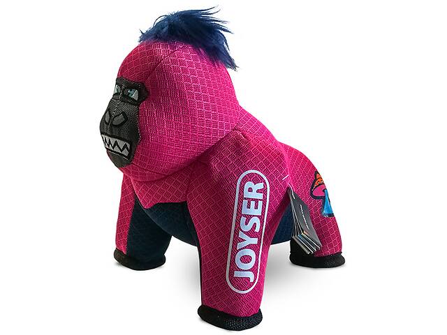 Мягкая игрушка с пищалкой для собак Joyser Mightus Mighty Gorilla 26х19х24 см Розовый (4897109600806)