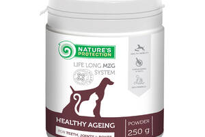 Минеральная добавка Nature's Protection Ageing Formula для укрепления здоровья у пожилых кошек и собак 250 гр