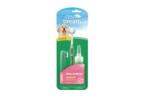 Набор для ухода за ротовой полостью щенков Tropiclean Oral Care Kit Puppies