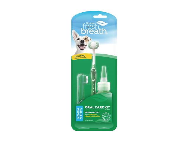 Набор Tropiсlean Oral Care Kit для собак мелких пород для ухода за полостью рта 59 мл 001282