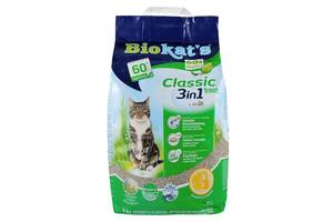 Наполнитель для кошачьего туалета Gimborn Biokat's Classic Fresh 3 in 1 Бентонитовый комкующий 18 л (4002064613796)