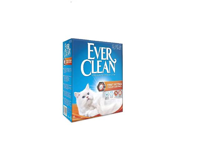 Наповнювач для котячого туалету Ever Clean Швидка Дія 10 л (5060412212489)