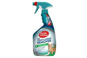 Нейтрализатор запаха и пятен от котов с про-бактериями Simple Solution Cat Stain and Odor Remover 946 мл