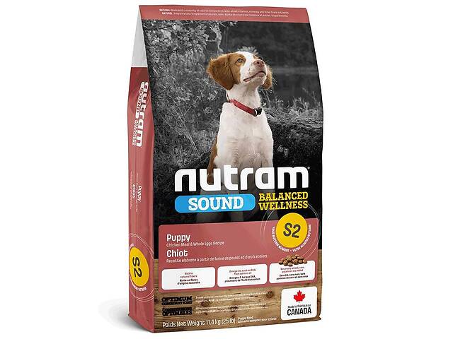 Nutram S2 Sound Balanced Wellness Puppy (Нутрам Саунд Балансед Паппи) сухой корм холистик для щенков