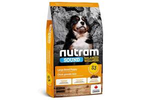 Nutram S3 Sound Balanced Wellness Puppy Large Breed (Нутрам Паппи Лардж Брид) корм для щенков больших пород 11.4 кг.