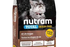 Nutram T22 Total Grain Free Turkey Chicken Cat (Нутрам Тотал Индейка Курица) корм для котов всех возрастов