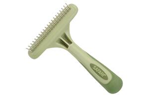 Однорядные грабли для подшерстка собак Safari Dog Rotating Pin Undercoat Rake (76484961939)