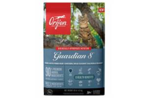 Orijen Guardian 8 (Ориджен Гардиан 8) сухой корм для котов для поддержки 8 основных потребностей 4.5 кг.
