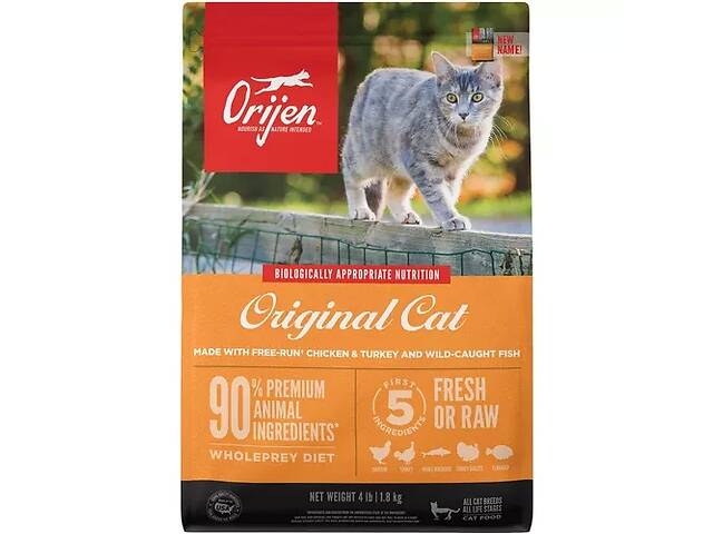 Orijen Original Cat (Ориджен Оригинал Кет) сухой корм для котят и кошек всех пород