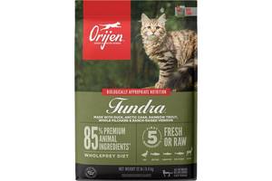 Orijen Tundra Cat (Ориджен Тундра Кет) сухой корм для котят и кошек всех пород 5.4 кг.