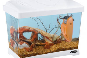 Пластиковый аквариум с фильтром и лампой на 21 литр Ferplast Capri Junior (Ферпласт Капри Джуниор) Белый