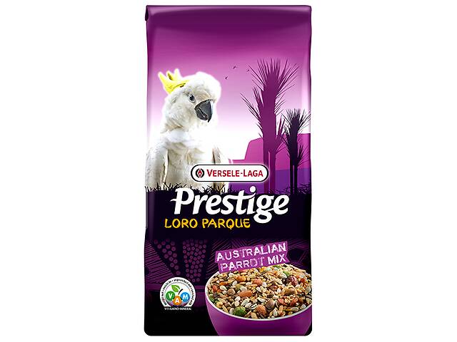 Полнорационный корм для какаду Versele-Laga Prestige Premium Loro Parque Australian Parrot Mix 15 кг (5410340222133)