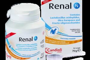 Порошок для котов и собак Candioli Renal N лечение ХПН 70 г