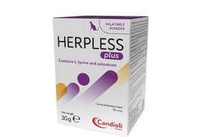 Порошок противовирусный для кошек Candioli Herpless Plus Powder 30 г (PAE6221)