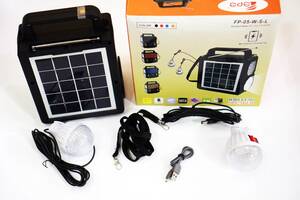 Портативна сонячна автономна система Solar FP-05WSL + FM радіо + Bluetooth + Бездротова зарядка