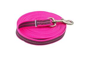 Поводки без ручки для собак Sprenger Rubberized Leash without Handle 1,9 см х 10 м Розовый (4022853210678)