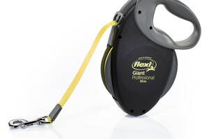 Поводок рулетка Flexi Giant Professional 10 м до 50 кг Черно-желтый