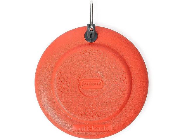 Прочная игрушка для собак фрисби - летающая тарелка с карабином Dexas Off-Leash Frisbee Flyer (Дексас Офф Лиш)