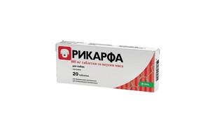 Противовоспалительный обезболивающий препарат KRKA Рикарфа 20 таб по 100 мг (3838989647094)