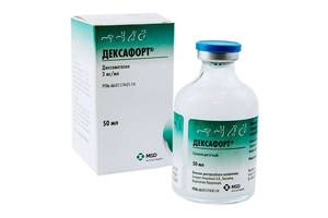 Противовоспалительный ветпрепарат для животных Dexafort MSD Animal Health (Дексафорт) 50 мл