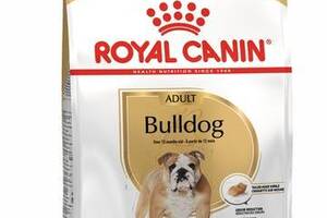 Royal Canin Bulldog Adult (Роял Канин Бульдог Эдалт) сухой корм для английских бульдогов от 12 месяцев 3 кг.