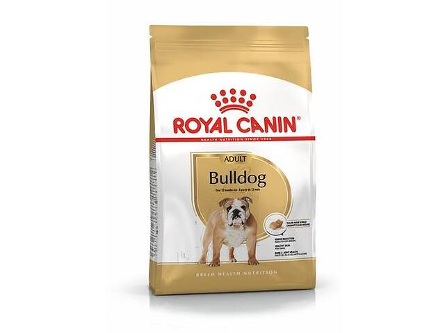 Royal Canin Bulldog Adult (Роял Канин Бульдог Эдалт) сухой корм для английских бульдогов от 12 месяцев