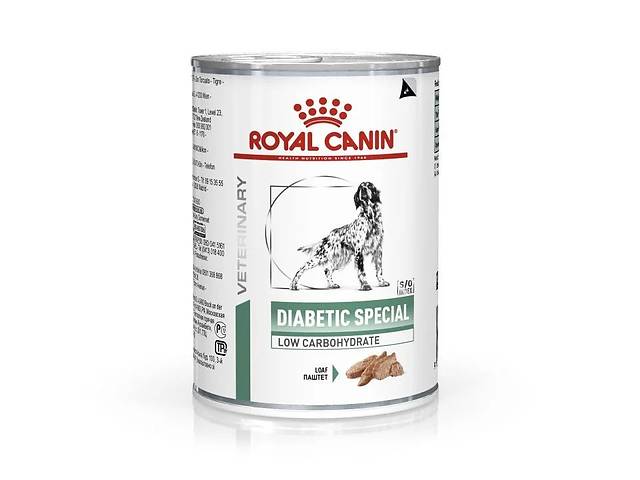 Royal Canin Diabetic Special Low Carbohydrate (Роял Канин Диабетик) влажный корм для собак при диабете 0.410 кг.